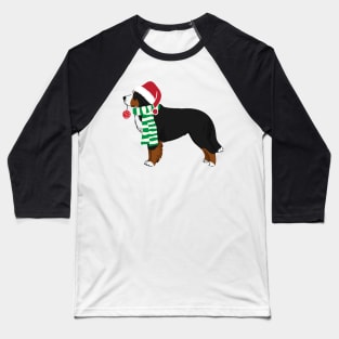 Bernese Mountain Dog Christmas Dog Baseball T-Shirt